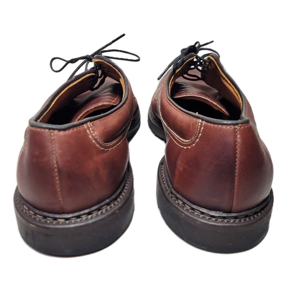 Allen Edmonds Wilbert‎ Brown Leather Cap Toe Oxford Shoes Men's 10.5 D